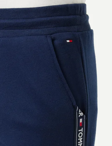Miniatura 4 de Tommy Hilfiger Mens Logo Tape Trim Joggers Navy