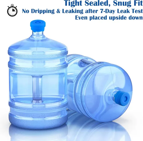 Miniatura 6 de [Paquete de 6] Tapa para jarra de agua para botellas de agua de 2,3,4,5 galones con tapas estándar/tornillo/corona, tapas de botella de agua Azul