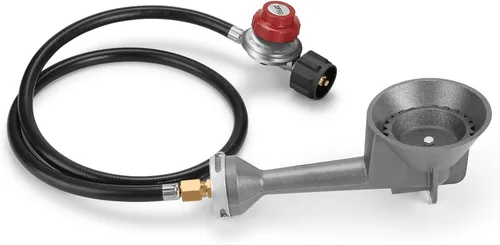 Miniatura 11 de Quemadores de gas propano de hierro fundido de alta presión, quemador de cocina de propano con regulador de propano ajustable de alta presión de 20