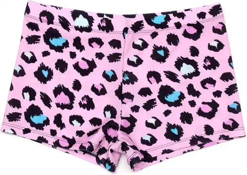Miniatura 4 de Rosdeer Pantalones cortos de gimnasia brillantes para niñas de 2 a 14 años