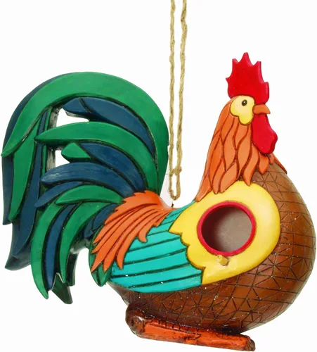 Miniatura 4 de Spoontiques - Birdhouse - Decoración de jardín - Casa decorativa para pájaros para decoración de patio y jardín - Novedad colgante para patio al