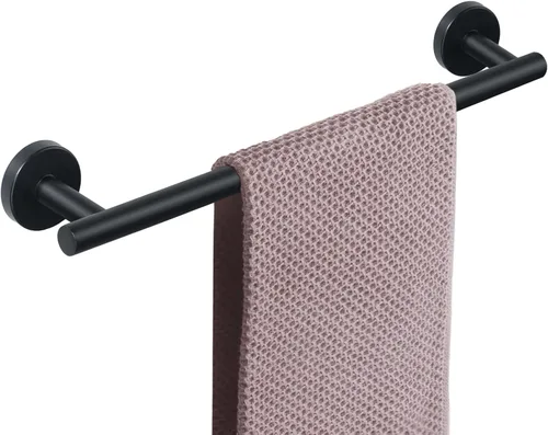 NearMoon - Barra para toallas de baño, accesorios de baño de acero inoxidable, para toalla de ducha para baño, soporte de toalla montado en la pared