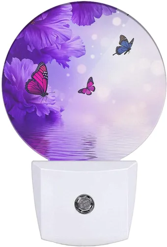 Miniatura 9 de EKOBLA Luz nocturna enchufable de meditación, luz nocturna LED oriental de bambú y piedra zen con encendido/apagado automático Piedra de bambú