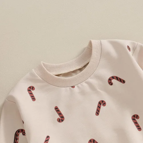 Miniatura 36 de Conjunto de camisa larga y divertida para bebé niño y niña, ropa de primera Navidad, 6, 12, 18, 24 meses, 2T