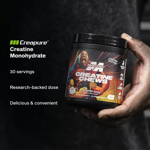 Miniatura 4 de MuscleTech Gomitas de Creatina - Suplemento de Monohidrato Creapure para Recuperación Muscular, Creador de Músculo y Aumento de Energía - Suplemento