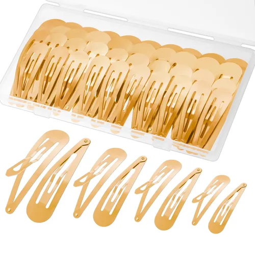 Miniatura 9 de 40 pinzas para el cabello para mujer, pasadores de metal grandes con caja de almacenamiento, accesorios antideslizantes para mujeres, niñas, niños