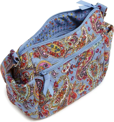Miniatura 3 de Vera Bradley Bolso cruzado de algodón para mujer
