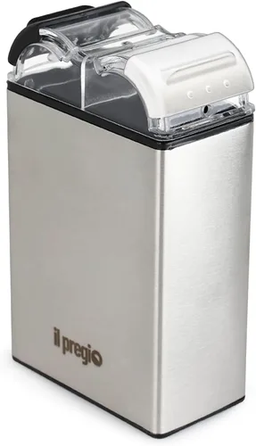 Salero y pimentero – Coctelera de acero inoxidable de doble especia – Dispensador de sal y pimienta 2 en 1 con agujeros de vertido ajustables | 2.3