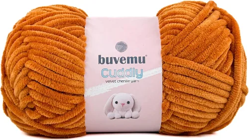 Miniatura 93 de Hilo de felpilla de terciopelo, súper suave y esponjoso, para tejer, hacer manualidades, color amigurumi, duradero para el desprendimiento, 3.53