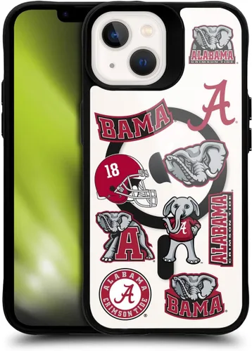Miniatura 212 de Head Case Designs Funda de gel suave con licencia oficial de la Universidad de Alabama UA Collage compatible con Apple iPhone 13 Pro Max