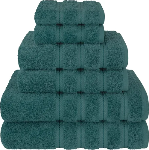 Miniatura 37 de American Soft Linen - Juego de 4 toallas, 100% de algodón turco, 27 x 54 pulgadas, tamaño extragrande, toallas para la ducha, color amarillo