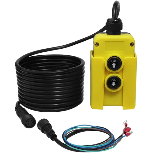 Miniatura 2 de Interruptor de control remoto de remolque de descarga de 4 cables Unidad de potencia de bomba hidráulica de 12 V CC Interruptor de control hacia