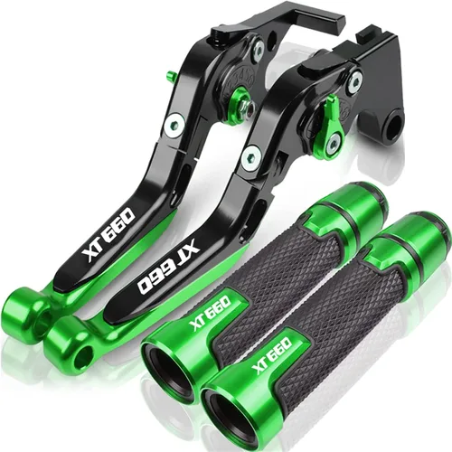 Miniatura 22 de Para Yamaha XT660 XT660X XT660R XT660Z 2004-2020 Palancas de embrague de freno extensibles plegables para motocicleta, embrague de freno ajustables