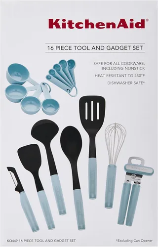 Miniatura 3 de KitchenAid Juego universal de herramientas y artilugios, 16 piezas, agua mineral