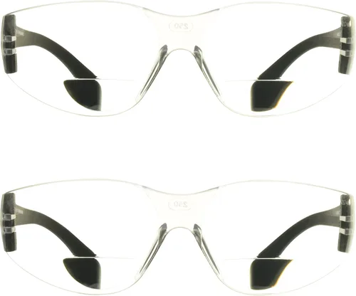 Miniatura 8 de proSPORT Lector bifocal clasificado de seguridad de las gafas de sol ANSI Z87 ligero sin montura deportivo al aire libre