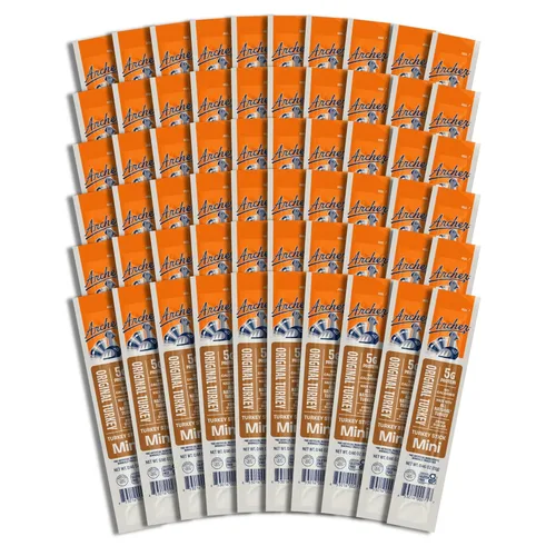 Miniatura 6 de Archer Jerky Mini palitos de pavo - Palitos de pavo totalmente naturales, aperitivo de proteína para personas, aperitivo de carne, sin gluten, keto