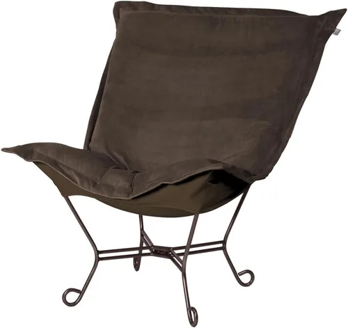 Miniatura 89 de Howard Elliott Collection Avanti Pecan - Silla de asiento oscilante con funda, silla multiusos de mariposa con marco de titanio, muebles de patio
