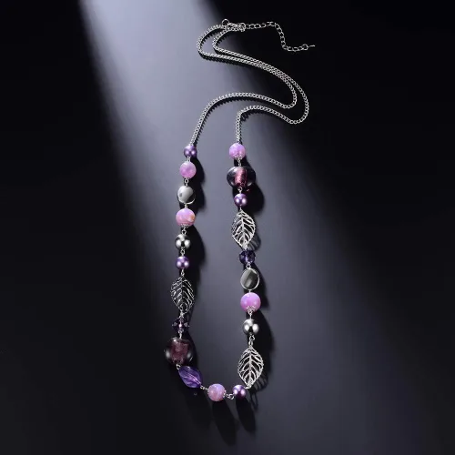 Miniatura 4 de Pearl & Club - Collar largo con cuentas para mujer