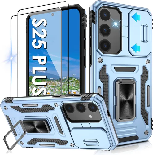 Miniatura 81 de Gritup para Samsung Galaxy S22 Funda con protectores de pantalla HD de 2 paquetes y cubierta deslizante para la cámara, protección contra caídas