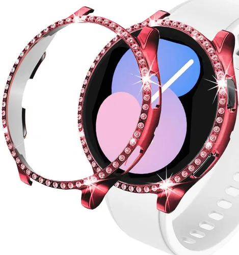 Miniatura 38 de DEALELE Paquete de 1 + 3 fundas y protector de pantalla compatible con Samsung Galaxy Watch FE / 5/4 de 1.575 pulgadas, funda protectora