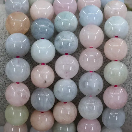 Miniatura 3 de Pulsera de piedras preciosas naturales de 0.394 in con cuentas redondas ajustables trenzadas de macramé con borlas de chakras y reiki