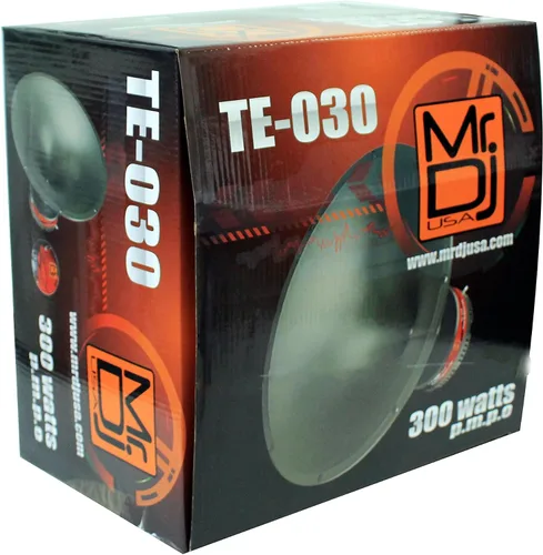Miniatura 3 de Mr. Dj TE-030 Tweeter Piezo Bocina Piezoeléctrica P.M.P.O de 12 pulgadas y 300 vatios