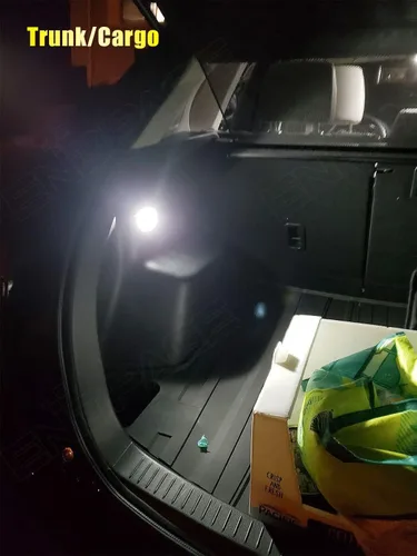 Miniatura 5 de Kit de 9 luces LED CX5 para interior Mazda CX-5 2013 2014 2015 2016 2017 2018 2019 2020 2021 blanco 6000K paquete de iluminación LED interior +