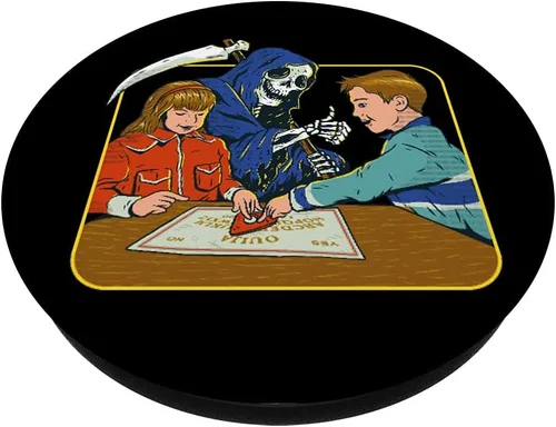 Miniatura 2 de Divertido juego de Halloween para niños, Ouija Board Retro Ironic PopSockets intercambiables PopGrip