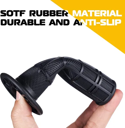 Miniatura 4 de 7/8'' ATV Grips Universal Handlebar Grips Soft Rubber Motorcycle Grip for ATV Polaris Thumb Throttle Kid Youth 4 Wheeler Quad 400ex