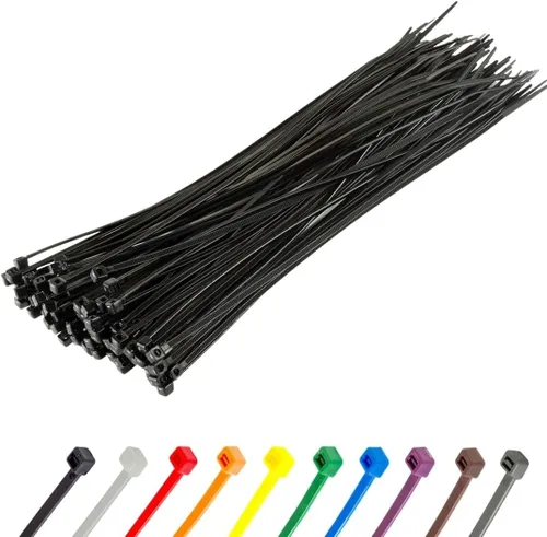 Miniatura 74 de GTSE - Paquete de 100 bridas con cremallera de 20.3 cm, color plateado/gris, 8.06 kg de resistencia, bridas de nailon grises resistentes a los rayos