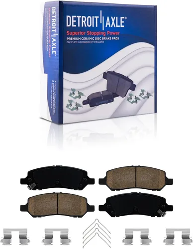 Miniatura 56 de Detroit Axle - Pastillas de freno traseras para Kia Sportage 2017-2022, Hyundai Tucson 2016-2021, pastillas de freno de cerámica 2018 2019 2020