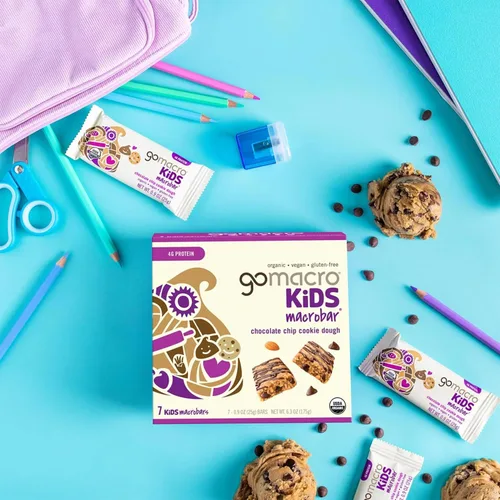 Miniatura 2 de GoMacro Kids MacroBar - Surtido de 4 sabores - (barras de 0.90 onzas, 28 unidades)