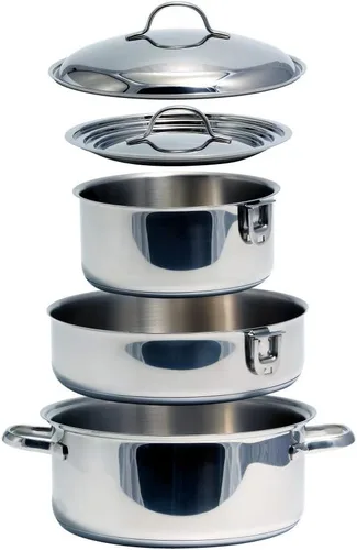 Camco Juego de utensilios de cocina de alta calidad | Acero inoxidable | Juego de 7 piezas (43920)