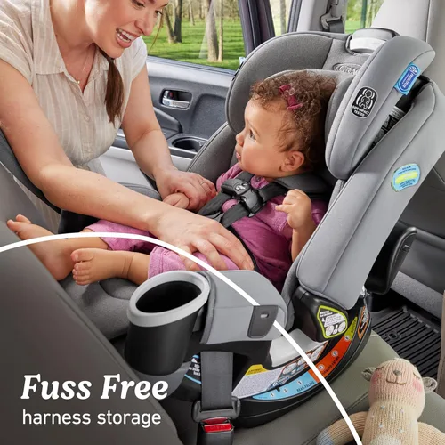 Miniatura 7 de Graco 4Ever DLX 4 en 1, 10 años de uso Asiento de automóvil del bebé al niño pequeño, Maddox, Incluye opciones de asiento orientado hacia atrás