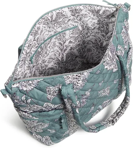 Miniatura 3 de Vera Bradley Bolsa de mano grande de sarga de alto rendimiento