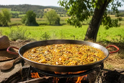 Miniatura 7 de Garcima Paella de acero esmaltado de 18 pulgadas, 18.1 in
