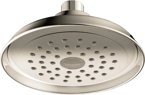 Miniatura 4 de hansgrohe Joleena 04780000 - Cabezal de ducha de transición de 6 pulgadas, 1 pulverizador completo con QuickClean en cromo, 04780000 Cromado