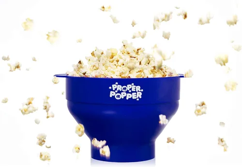 Miniatura 2 de La original Proper Popper - Palomera de microondas para palomitas de maíz, fabricada en silicona, cuenco plegable sin BPA y apto para lavavajillas