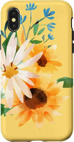 Miniatura 5 de iPhone 16 Yellow Sunflower Vintage Flower Petals Case