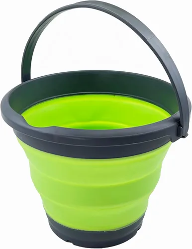 Miniatura 24 de SAMMART Cubo de plástico plegable de 5.5 L (1.4 galones), bañera redonda plegable, cubo de agua portátil para pesca, maceta de agua para exteriores
