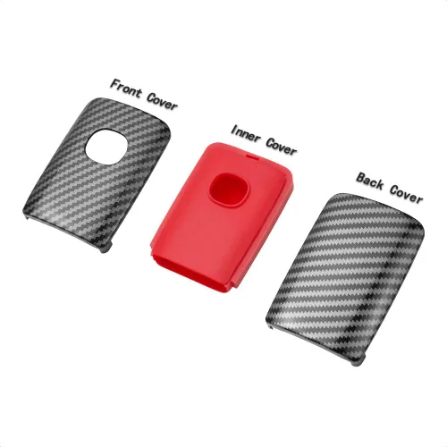 Miniatura 2 de Funda inteligente compatible con Mazda 3, 6, CX-5, CX-7, CX-9, MX-5, Miata, 3 y 4 botones, entrada sin llave, accesorios de control remoto, funda