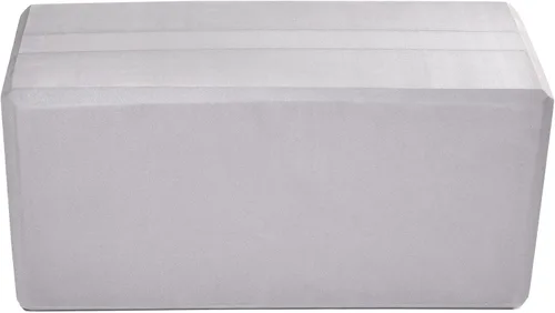 Miniatura 3 de Hugger Mugger Bloque de yoga de espuma grande de 5 pulgadas - Tamaño extra grande, espuma densa, soporte confiable, bordes biselados para mayor Gris