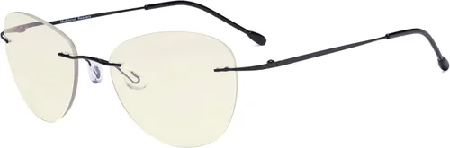 Miniatura 11 de Eyekepper Anteojos progresivos sin montura para lectores multifocal, filtro de luz azul, lentes de lectura piloto para mujer