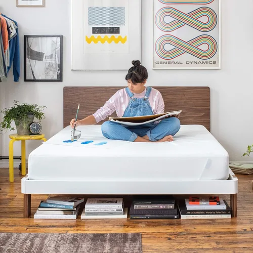 Miniatura 4 de Tuft & Needle Protector de colchón tamaño individual, impermeable, a prueba de líquidos, duerme tranquilo, estilo sábana bajera, suave y cómodo