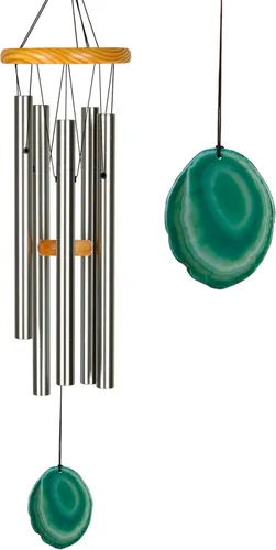 Woodstock Chimes Signature Collection, Woodstock - Campanilla celta, campanilla de viento de ágata de 24 pulgadas, campanillas de viento de música