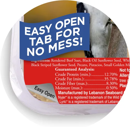 Miniatura 6 de Pasteles de Sebo Lyric Supreme de Semillas para Aves Silvestres, 12 oz. (Paquete de 12)