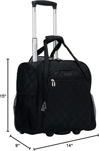 Miniatura 52 de Rockland Melrose - Maleta con ruedas, de porte vertical, para caber debajo del asiento, Rojo), BF31-RED