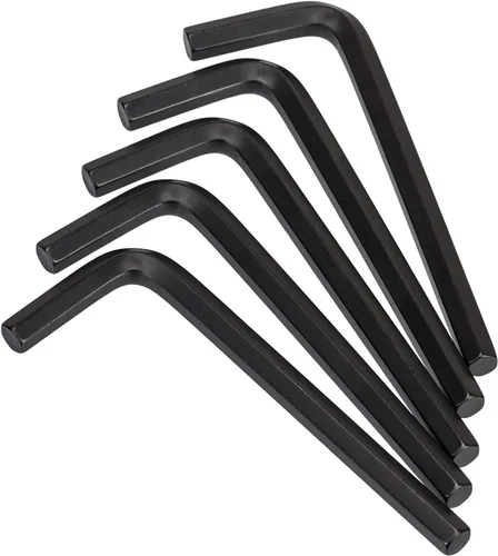 Miniatura 2 de OIIKI 5 paquetes de llaves hexagonales de metal de 7/32 pulgadas para dispositivo de salida de pánico de barra de empuje, llave Allen larga