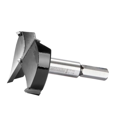 Miniatura 29 de Mollom Broca Forstner de 1/4" (6.3 mm) para carpintería precisa con un grosor de carburo YG8 duradero de 0.063 in, esta herramienta de corte