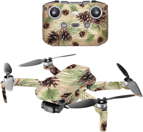 Miniatura 7 de MightySkins - Compatible con DJI Mini 2 Dron portátil – Estrella del ejército Funda protectora de vinilo duradera y única Fácil de aplicar